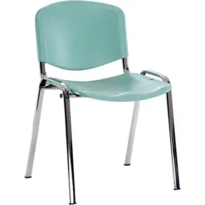 Alba Konferenční židle Iso plastová - tm. zelená/černá
