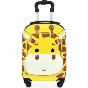 bHome Dětský cestovní 3D kufr Žirafa 29l KFBH1206