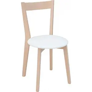 Produkt BRW Jídelní židle IKKA, bílá/dub sonoma