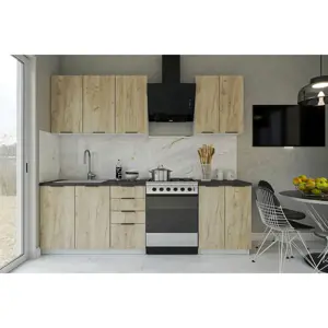 Produkt Casarredo Kuchyňská linka 180 REMUS grey craft oak