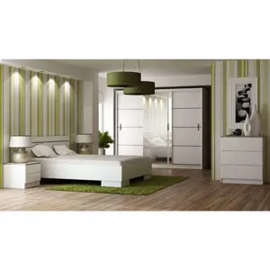 Produkt Casarredo Ložnice VISTA bílá (postel 160, skříň, komoda, 2 noční stolky)
