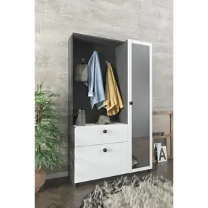 Casarredo RAUMA předsíňová sestava, bílá/grey