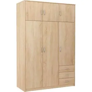 Produkt Casarredo Šatní skříň VIKA 6D3SZ dub sonoma