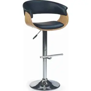 Produkt Halmar Barová židle H-45 Světlý dub/černá