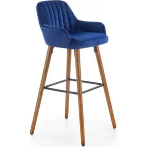 Produkt Halmar Barová židle H-93 - modrá