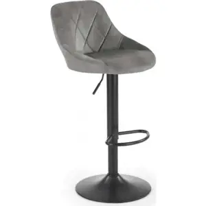 Halmar Barová židle H101 - šedá