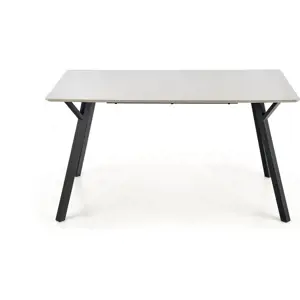 Produkt Halmar Jídelní stůl BALROG - světle šedá/černá