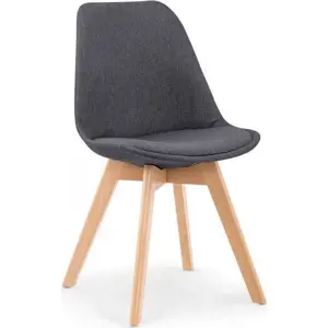 Produkt Halmar Jídelní židle K-303 tmavě šedá