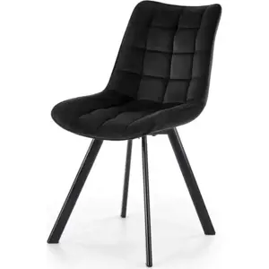 Halmar Jídelní židle K332 - černá