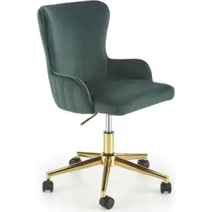 Produkt Halmar Kancelářská židle TIMOTEO - zlatá/tmavě