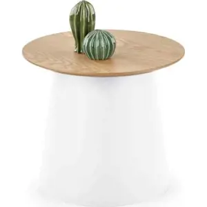 Produkt Halmar Konferenční stolek AZZURA-S - přírodní/bílá