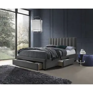 Produkt Halmar Manželská postel GRACE 160x200 cm - šedá
