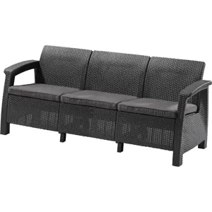 Keter Trojsedák CORFU LOVE SEAT MAX - antracit