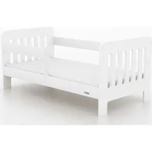 Produkt NEW BABY Dětská postel se zábranou New Baby ERIK 140x70 cm bílá