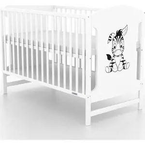 Produkt NEW BABY Dětská postýlka New Baby MIA Zebra bílá