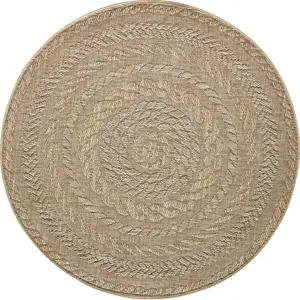 NORTHRUGS - Hanse Home koberce Kusový koberec Forest 103998 Beige/Brown 160x160 (průměr) kruh