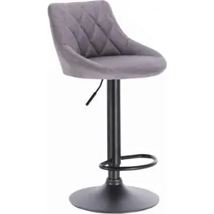 Produkt Tempo Kondela Barová židle TERKAN, šedá/černá + kupón KONDELA10 na okamžitou slevu 3% (kupón uplatníte v košíku)