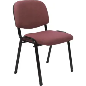 Tempo Kondela Konferenční židle ISO 2 NEW - červenohnědá + kupón KONDELA10 na okamžitou slevu 3% (kupón uplatníte v košíku)