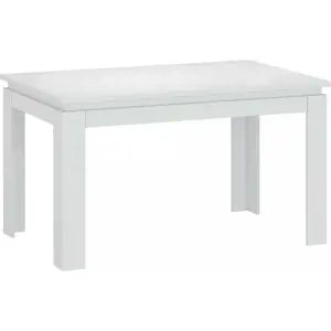 Tempo Kondela  stůl LINDY - bílý lesk + kupón KONDELA10 na okamžitou slevu 3% (kupón uplatníte v košíku)
