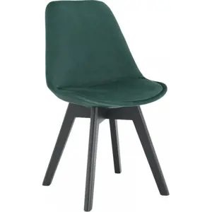 Tempo Kondela Židle LORITA, emerald/černá + kupón KONDELA10 na okamžitou slevu 3% (kupón uplatníte v košíku)