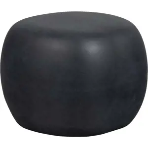 Produkt Antracitový kulatý konferenční stolek ø 50 cm Pebble – vtwonen