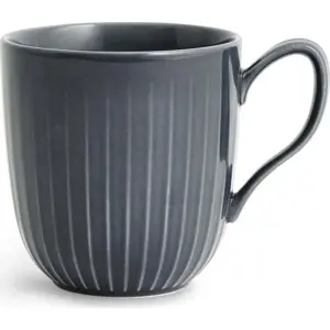 Antracitový porcelánový hrnek Kähler Design Hammershoi, 330 ml