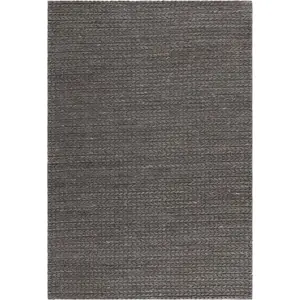 Antracitový ručně tkaný jutový koberec 120x170 cm Oakley – Asiatic Carpets