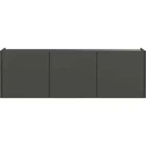 Antracitový TV stolek 138x45 cm Piana – Germania