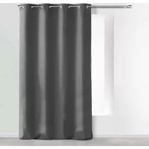 Produkt Antracitový závěs z mikrovlákna 140x280 cm Absolu – douceur d'intérieur