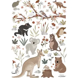 Arch samolepek 30x42 cm Australian Animals – Lilipinso