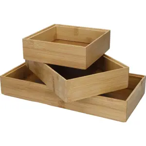 Produkt Bambusové organizéry do šuplíku v sadě 3 ks Copco - Kitchen Craft