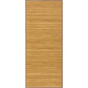 Bambusový koberec běhoun v přírodní barvě 75x175 cm – Casa Selección