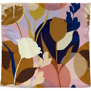 Produkt Barevný šátek Madre Selva Flowers, 55 x 55 cm