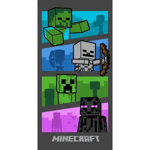 Produkt Bavlněná dětská osuška 70x140 cm Minecraft Adventure is Attitude – Jerry Fabrics