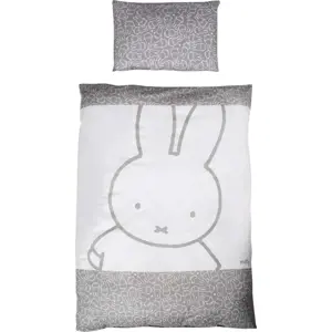 Bavlněné dětské povlečení do postýlky 100x135 cm Miffy – Roba