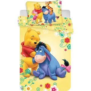 Produkt Bavlněné dětské povlečení do postýlky 100x135 cm Winnie-the-Pooh – Jerry Fabrics