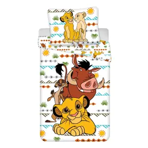 Bavlněné dětské povlečení na jednolůžko 140x200 cm Lion King Africa – Jerry Fabrics