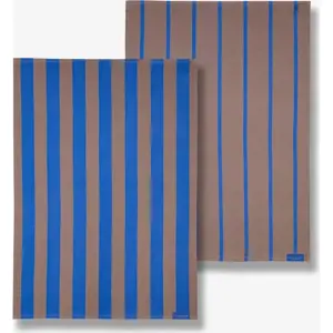 Produkt Bavlněné utěrky v sadě 2 ks 50x70 cm Stripes – Mette Ditmer Denmark