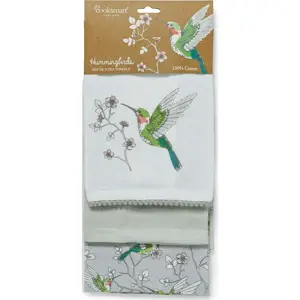 Bavlněné utěrky v sadě 3 ks 45x65 cm Hummingbirds – Cooksmart ®