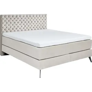 Béžová boxspring postel 160x200 cm La Maison – Meise Möbel