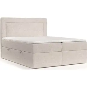Produkt Béžová boxspring postel s úložným prostorem 140x200 cm Imagine – Maison de Rêve