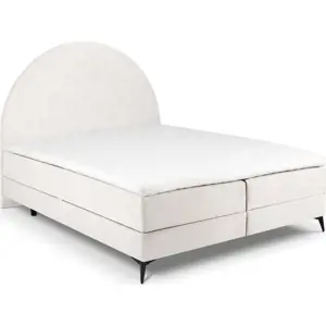 Produkt Béžová boxspring postel s úložným prostorem 160x200 cm Sunrise – Cosmopolitan Design