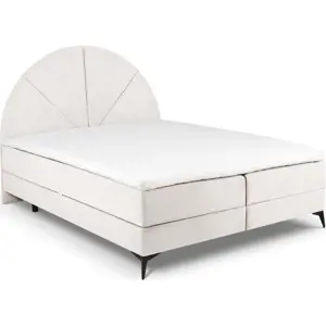 Produkt Béžová boxspring postel s úložným prostorem 180x200 cm Sunset – Cosmopolitan Design