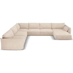 Béžová rohová pohovka (levý roh) Vanda – Mazzini Sofas