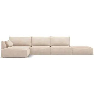 Produkt Béžová rohová pohovka (levý roh) Vanda – Mazzini Sofas