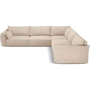 Produkt Béžová rohová pohovka (variabilní) Vanda – Mazzini Sofas