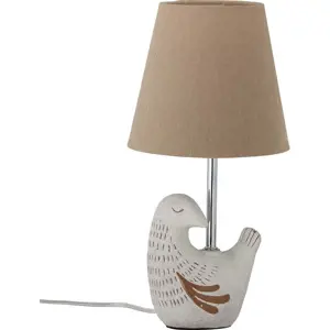 Béžová stolní lampa s textilním stínidlem (výška 40 cm) Kylie – Bloomingville