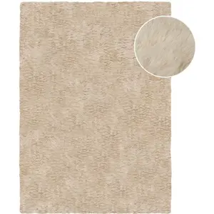 Béžová syntetická kožešina 120x170 cm Alpine Faux Fur – Flair Rugs