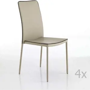 Béžové jídelní židle v sadě 2 ks Kable – Tomasucci