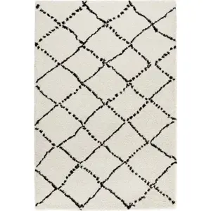 Produkt Béžovo-černý koberec Mint Rugs Hash, 120 x 170 cm